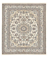 Alfombra persa - Nain - 198 x 152 cm - beige claro