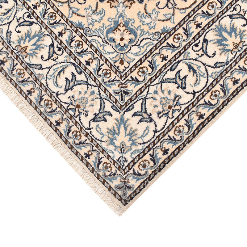 Alfombra persa - Nain - 198 x 152 cm - beige claro