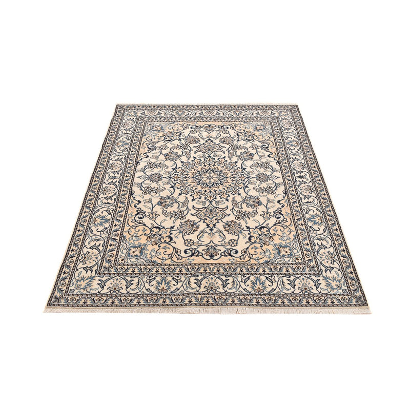 Alfombra persa - Nain - 198 x 152 cm - beige claro