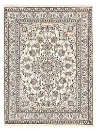Alfombra persa - Nain - 197 x 147 cm - beige claro
