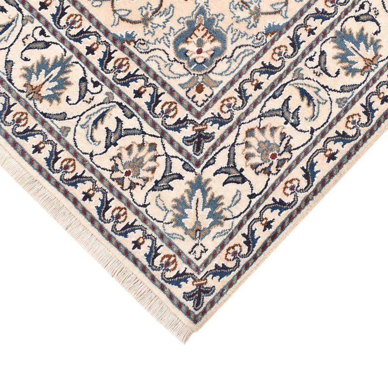 Alfombra persa - Nain - 197 x 147 cm - beige claro