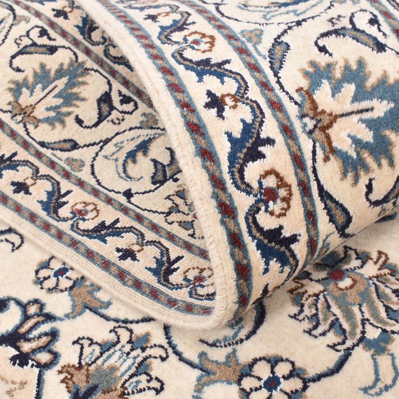 Alfombra persa - Nain - 197 x 147 cm - beige claro
