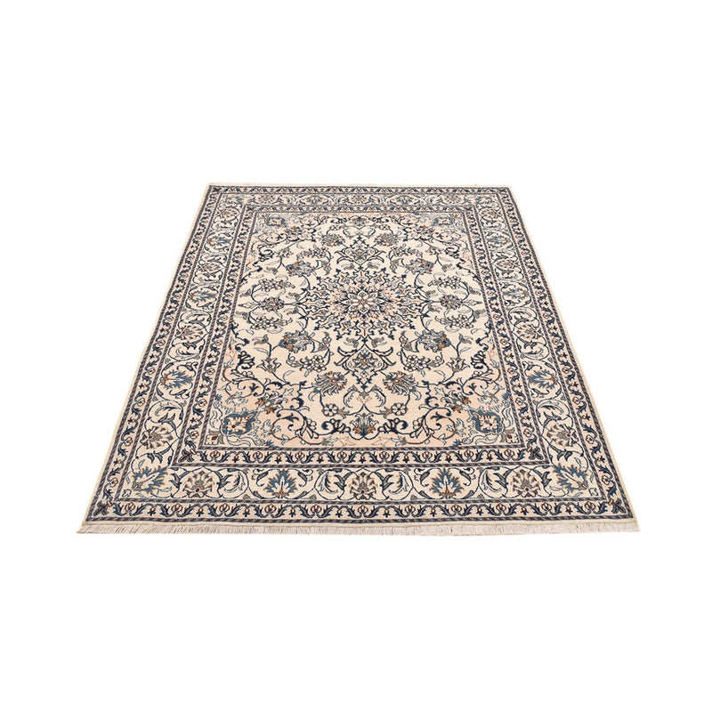 Alfombra persa - Nain - 197 x 147 cm - beige claro