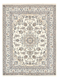 Alfombra persa - Nain - 209 x 146 cm - beige claro