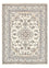 Alfombra persa - Nain - 209 x 146 cm - beige claro