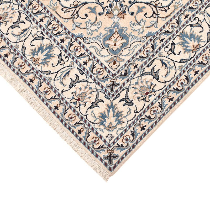 Alfombra persa - Nain - 209 x 146 cm - beige claro