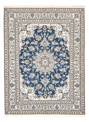 Alfombra persa - Nain - 200 x 146 cm - azul claro
