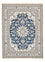 Alfombra persa - Nain - 200 x 146 cm - azul claro
