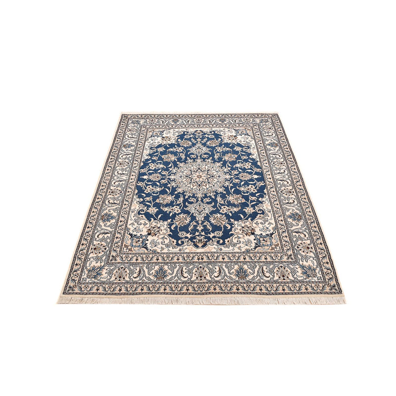 Alfombra persa - Nain - 200 x 146 cm - azul claro