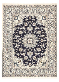 Alfombra persa - Nain - 207 x 149 cm - azul oscuro
