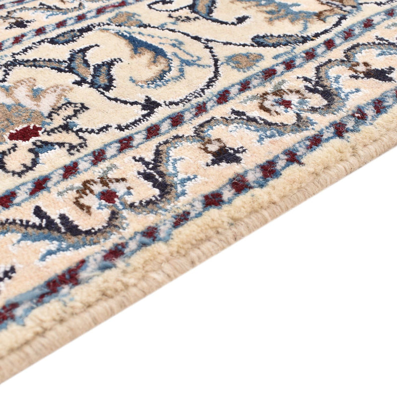 Alfombra persa - Nain - 203 x 150 cm - azul oscuro
