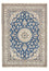 Alfombra persa - Nain - 234 x 166 cm - azul