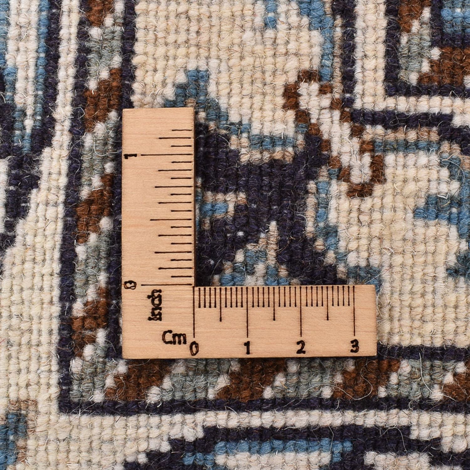 Alfombra persa - Nain - 234 x 166 cm - azul