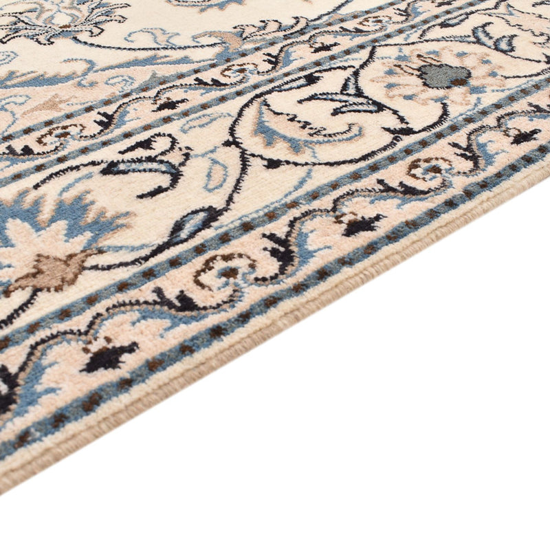 Alfombra persa - Nain - 241 x 164 cm - beige claro