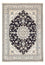 Alfombra persa - Nain - 245 x 166 cm - azul oscuro