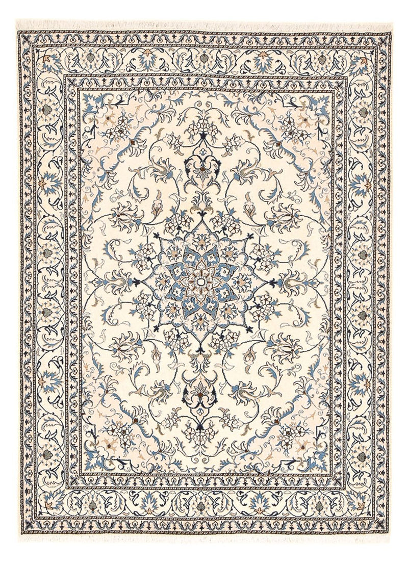 Alfombra persa - Nain - 230 x 167 cm - beige claro