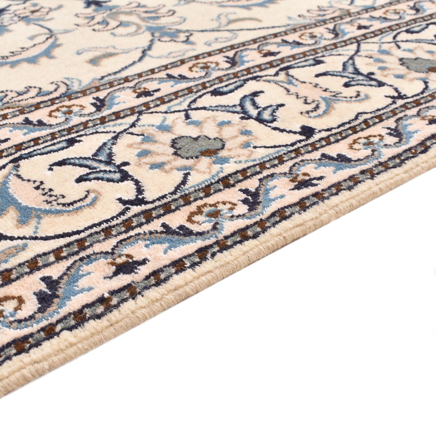 Alfombra persa - Nain - 230 x 167 cm - beige claro