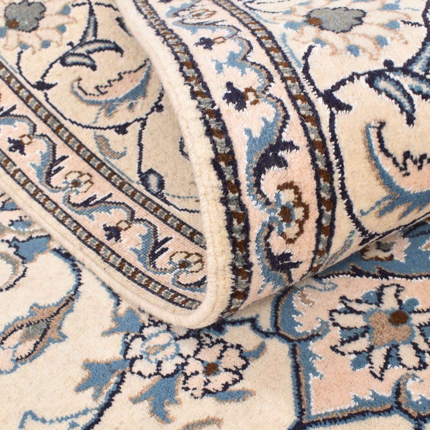 Alfombra persa - Nain - 230 x 167 cm - beige claro