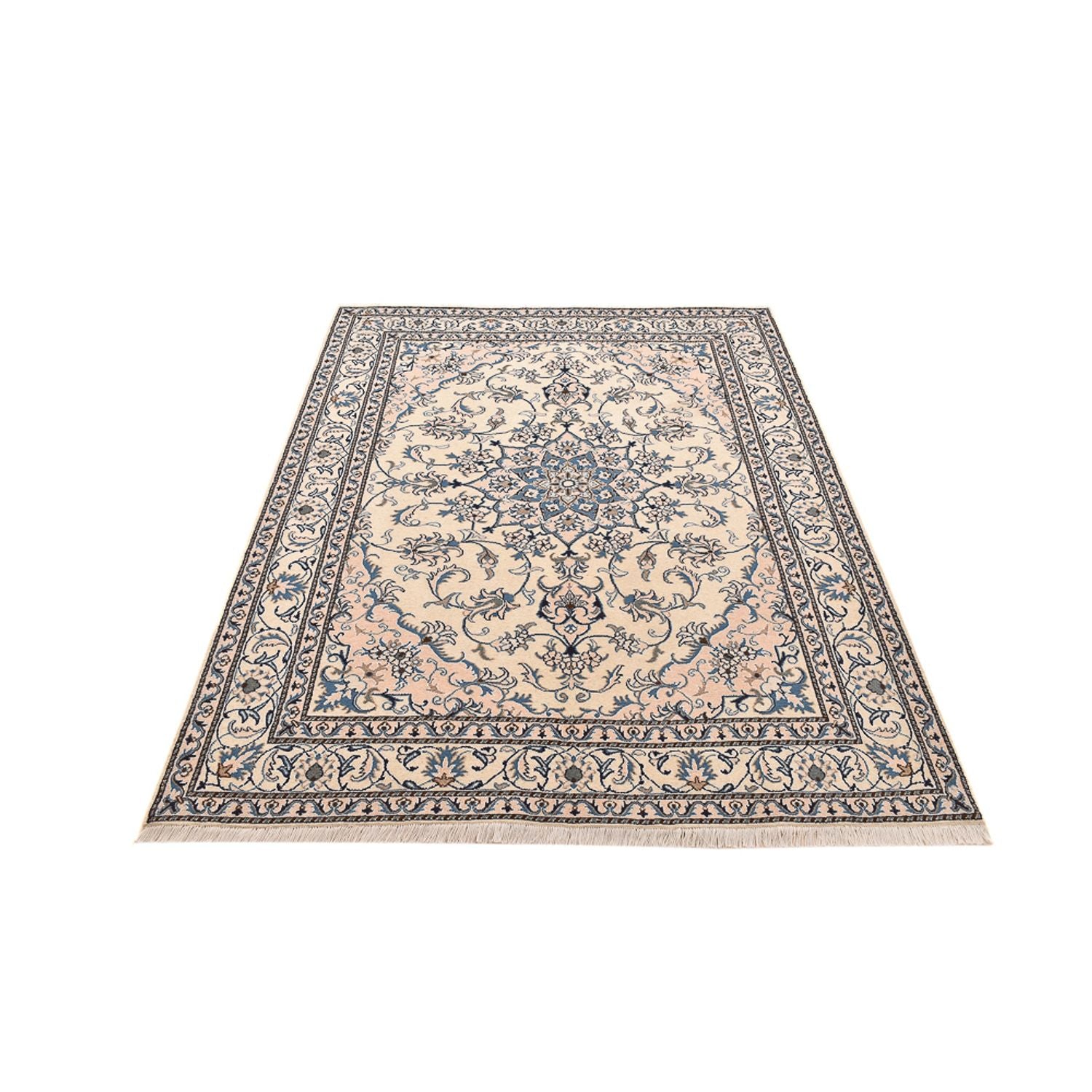 Alfombra persa - Nain - 230 x 167 cm - beige claro