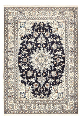 Alfombra persa - Nain - 237 x 165 cm - azul oscuro