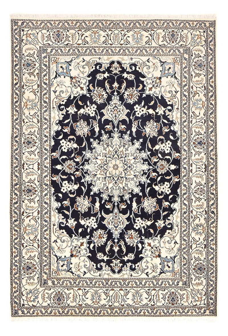Alfombra persa - Nain - 237 x 165 cm - azul oscuro