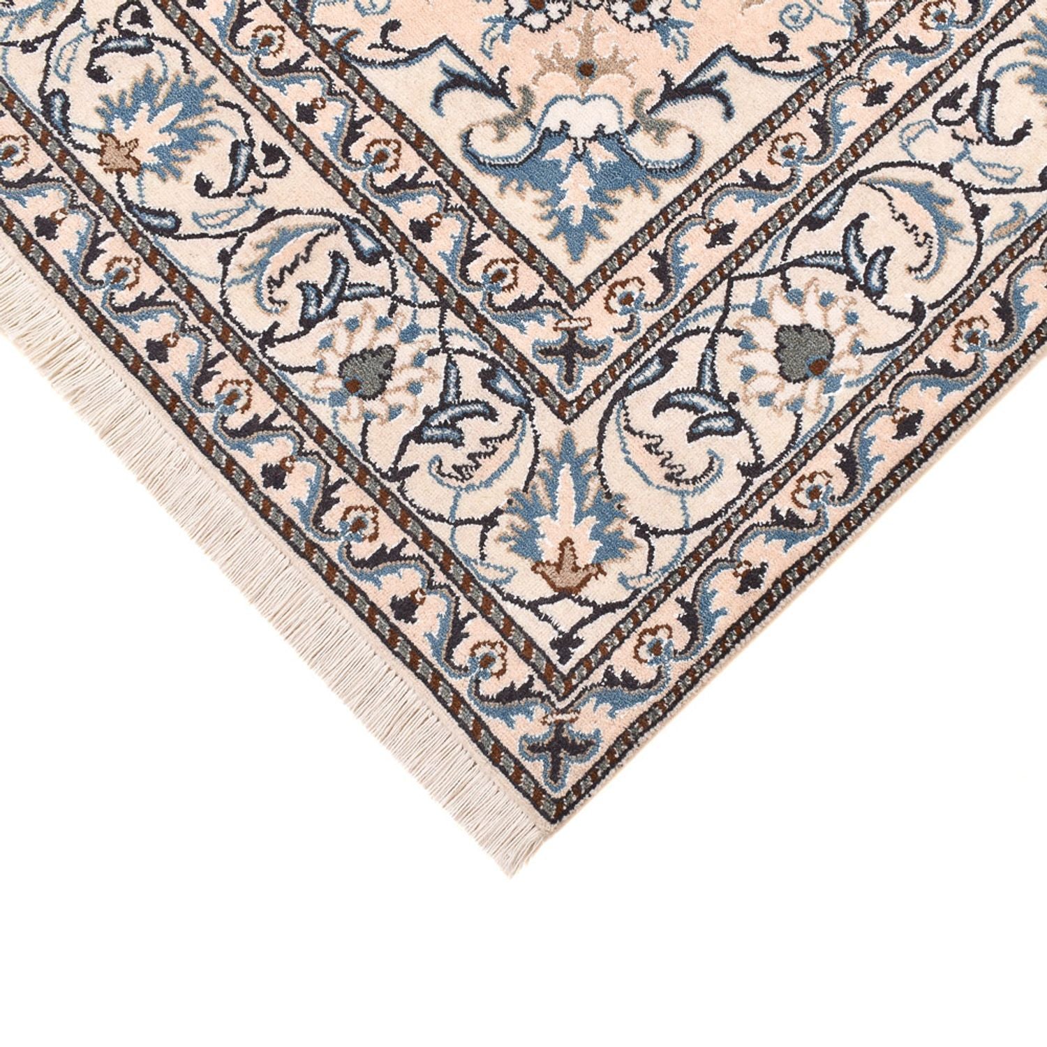 Alfombra persa - Nain - 239 x 170 cm - beige claro