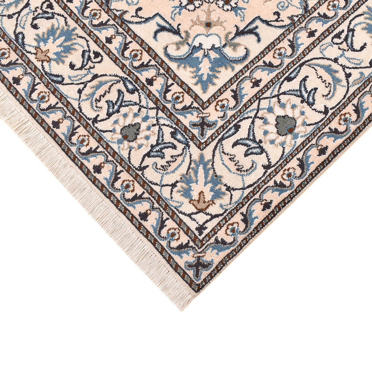 Alfombra persa - Nain - 239 x 170 cm - beige claro