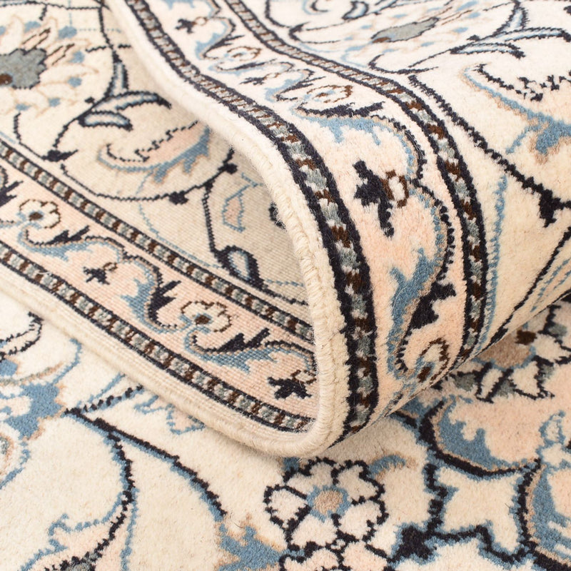 Alfombra persa - Nain - 237 x 167 cm - beige claro