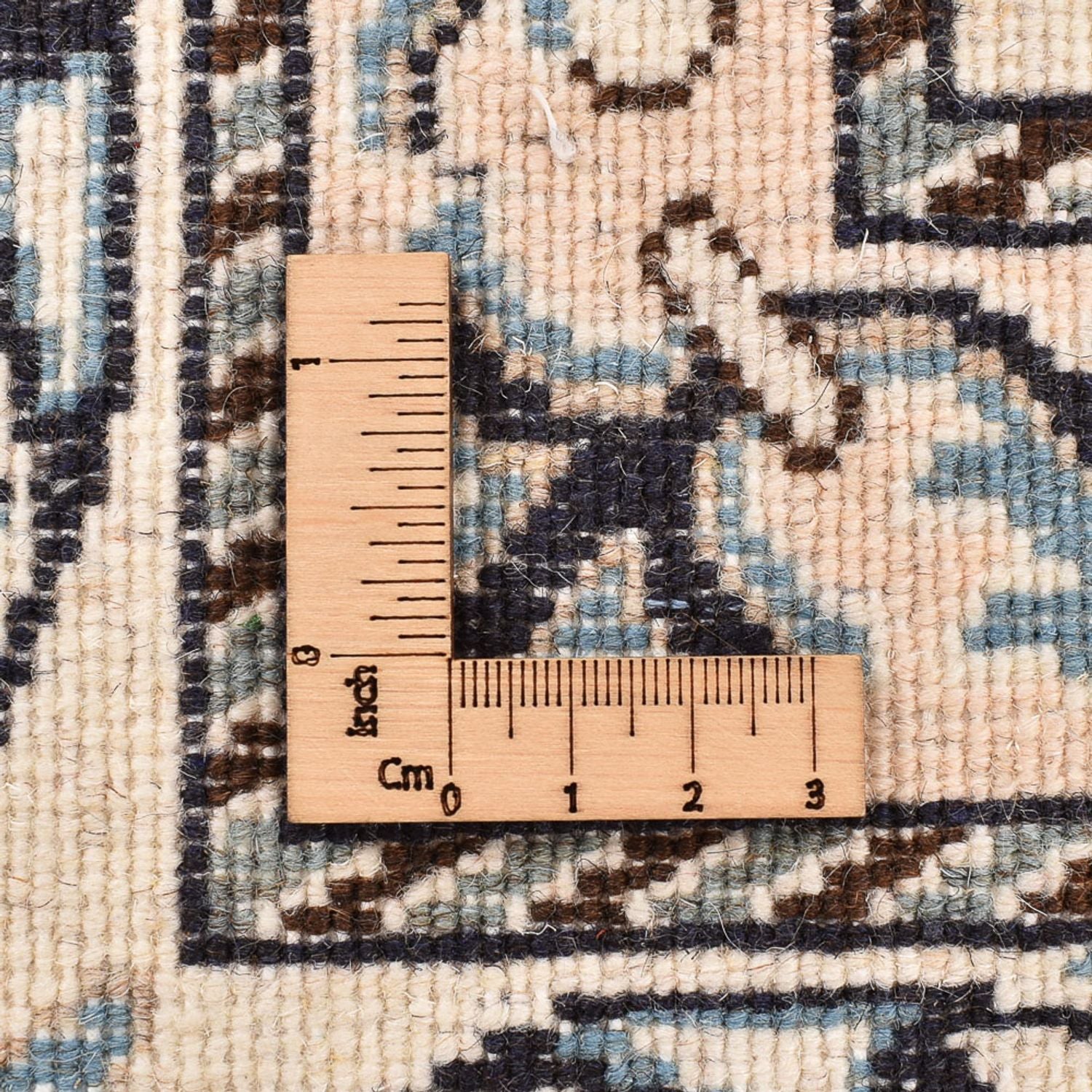Alfombra persa - Nain - 237 x 167 cm - beige claro