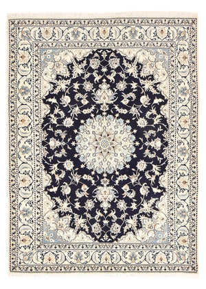 Alfombra persa - Nain - 237 x 169 cm - azul oscuro