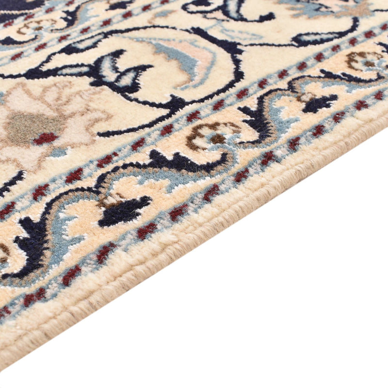 Alfombra persa - Nain - 237 x 169 cm - azul oscuro