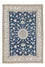 Alfombra persa - Nain - 247 x 167 cm - azul oscuro
