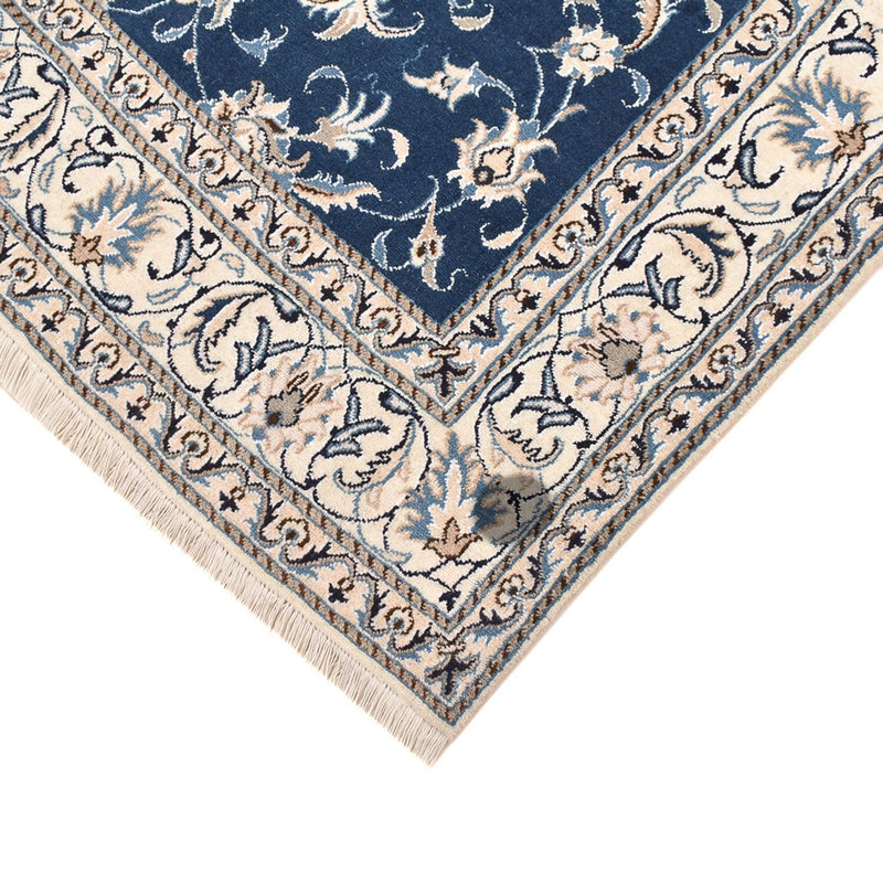 Alfombra persa - Nain - 247 x 167 cm - azul oscuro