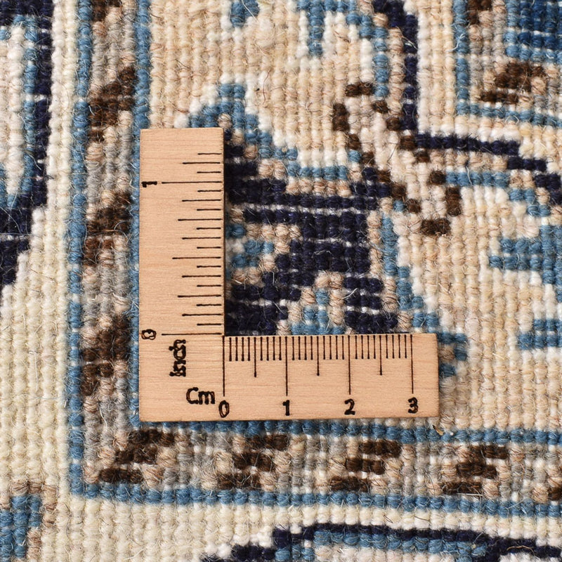 Alfombra persa - Nain - 247 x 167 cm - azul oscuro