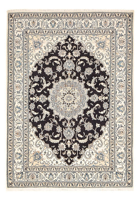 Alfombra persa - Nain - 240 x 165 cm - azul oscuro