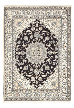 Alfombra persa - Nain - 240 x 165 cm - azul oscuro