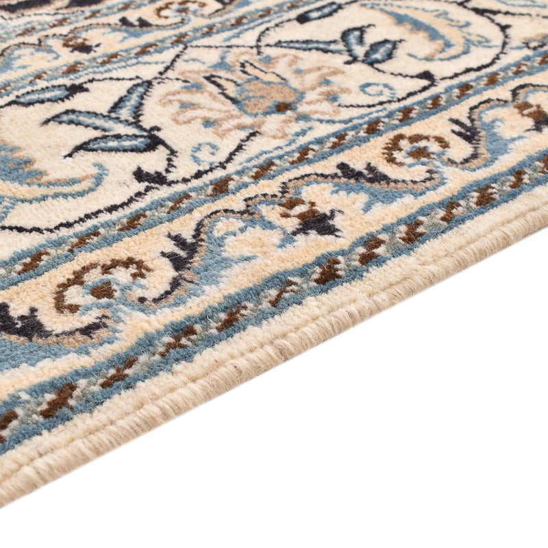Alfombra persa - Nain - 240 x 165 cm - azul oscuro
