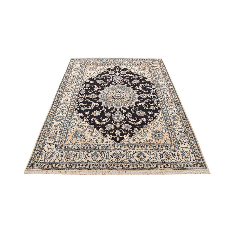Alfombra persa - Nain - 240 x 165 cm - azul oscuro