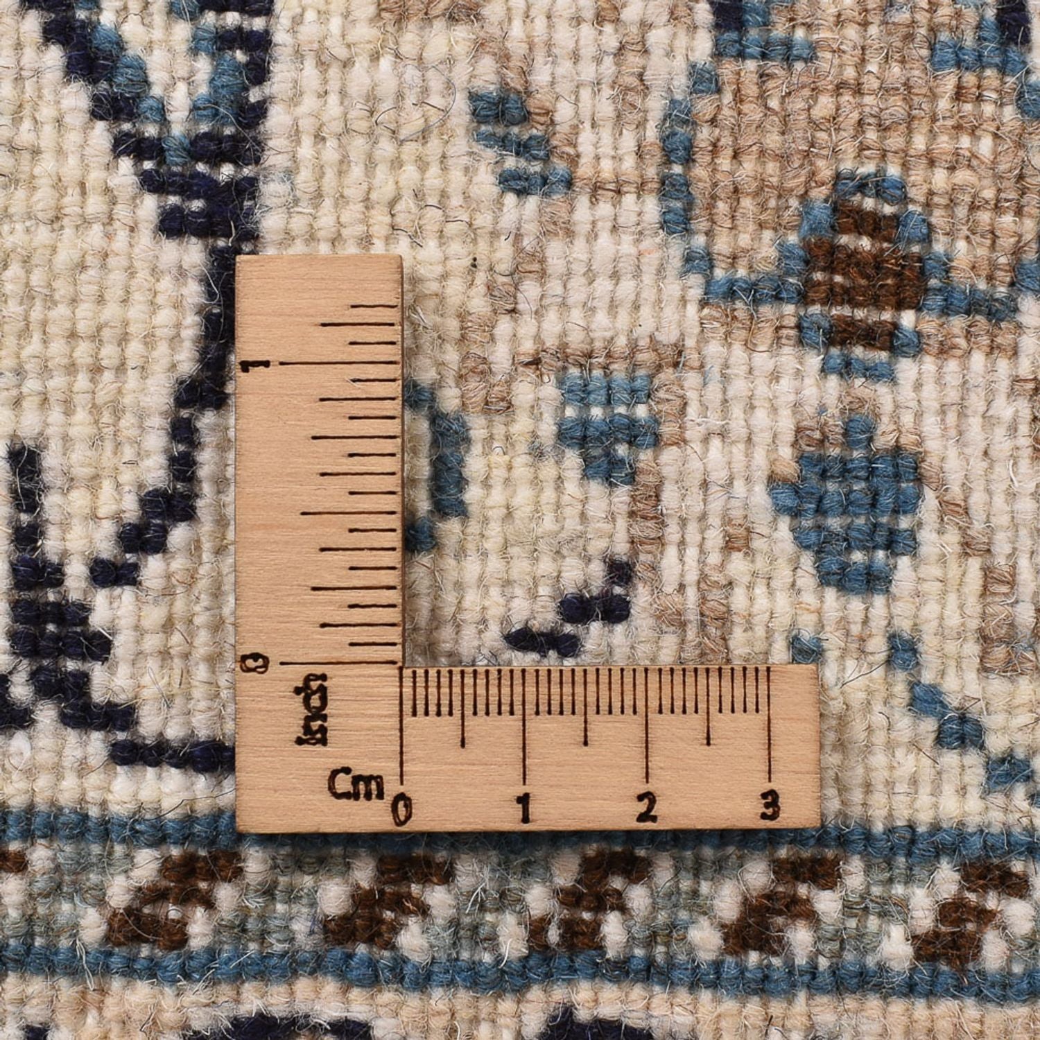 Alfombra persa - Nain - 240 x 165 cm - azul oscuro