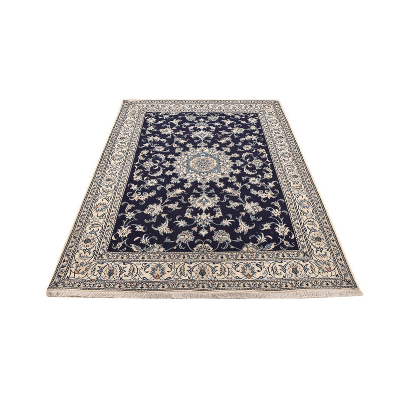 Alfombra persa - Nain - 245 x 167 cm - azul oscuro