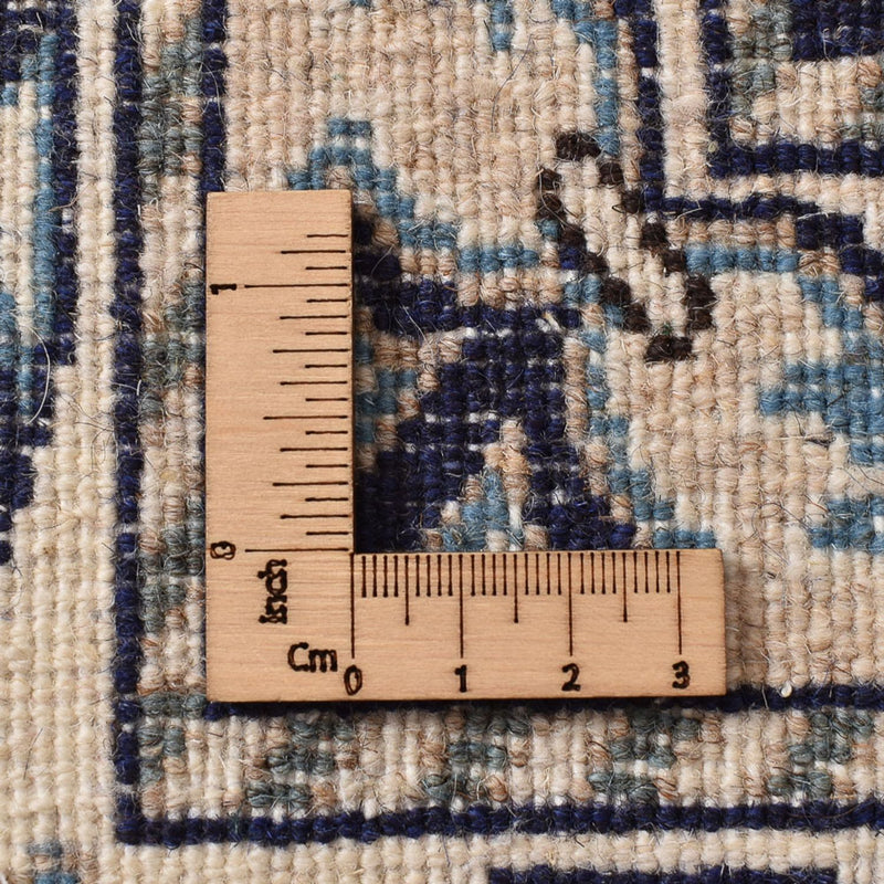 Alfombra persa - Nain - 245 x 167 cm - azul oscuro