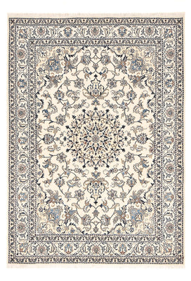 Alfombra persa - Nain - 237 x 163 cm - beige claro