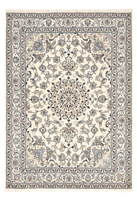 Alfombra persa - Nain - 237 x 163 cm - beige claro