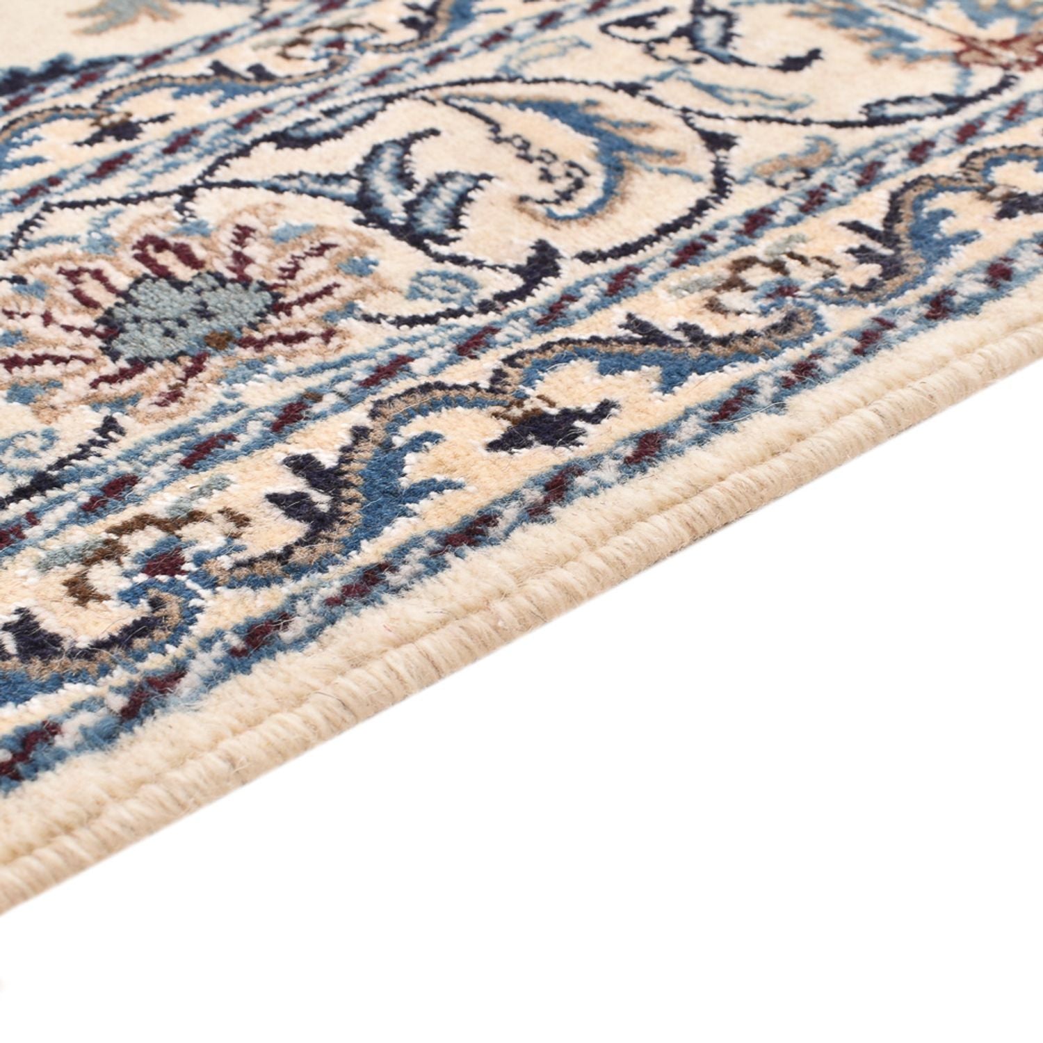 Alfombra persa - Nain - 237 x 163 cm - beige claro