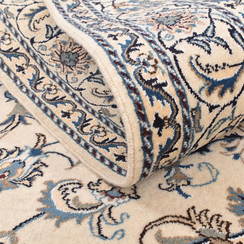 Alfombra persa - Nain - 237 x 163 cm - beige claro