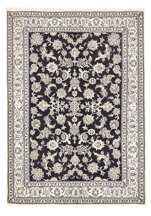 Alfombra persa - Nain - 242 x 165 cm - azul oscuro