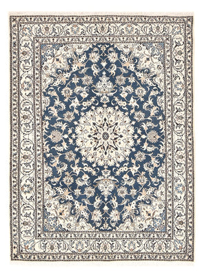 Alfombra persa - Nain - 233 x 168 cm - azul claro