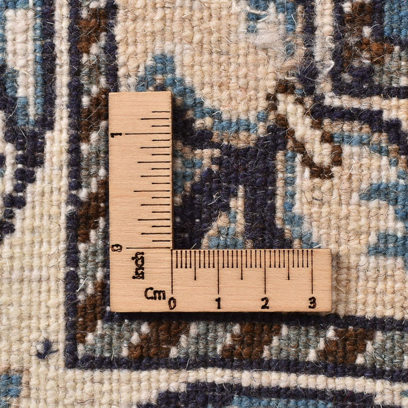 Alfombra persa - Nain - 233 x 168 cm - azul claro