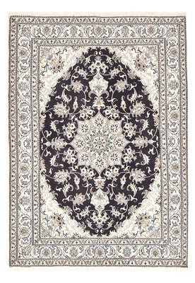 Alfombra persa - Nain - 238 x 161 cm - azul oscuro