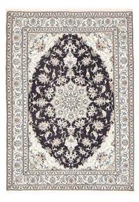 Alfombra persa - Nain - 238 x 161 cm - azul oscuro